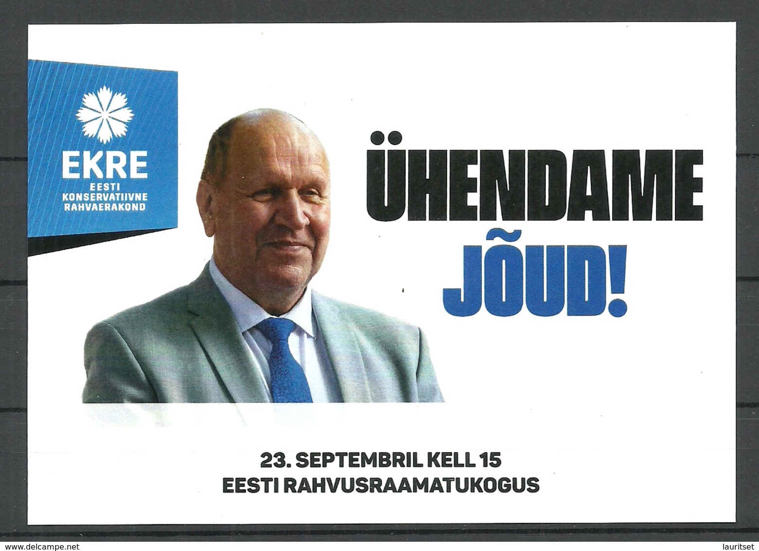 ESTLAND Politischer Wahlpropaganda 2018 EKRE - Estonie