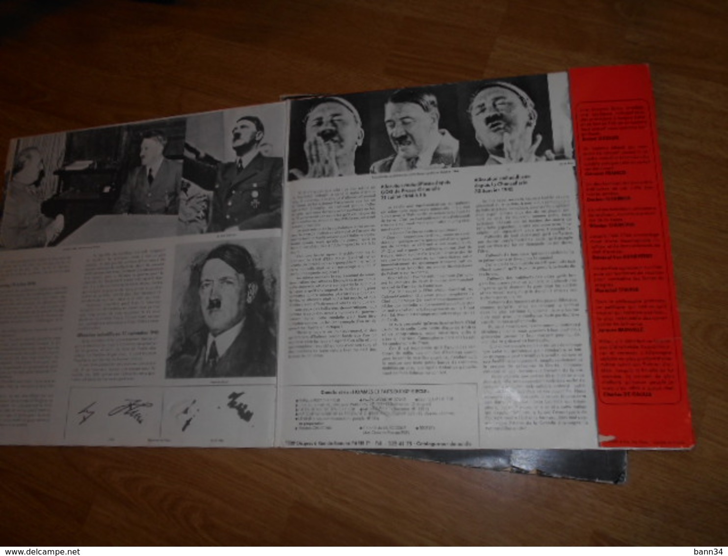 2 disques vynil serp / dicateur hitler / les waffen ss