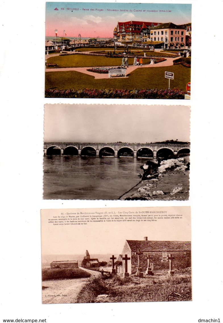 France - un lot de 145 CPA, CPSM villes, villages, folklore, plage, etc...-voir état