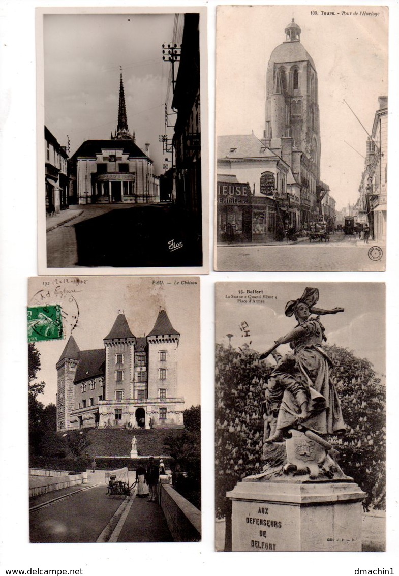 France - un lot de 145 CPA, CPSM villes, villages, folklore, plage, etc...-voir état