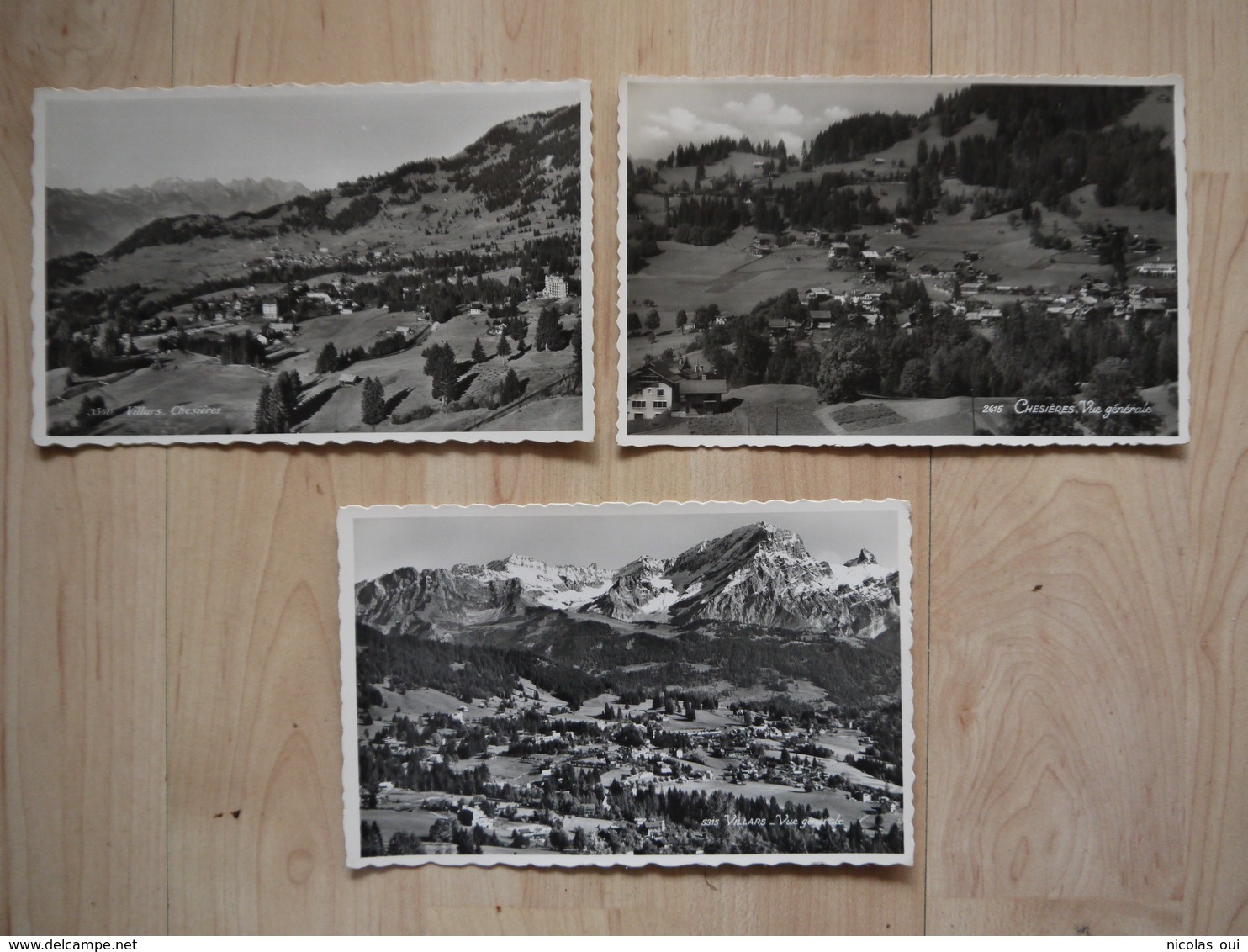 SUISSE LOT 3 CARTES VILLARS CHESIERES - Villars-les-Moines