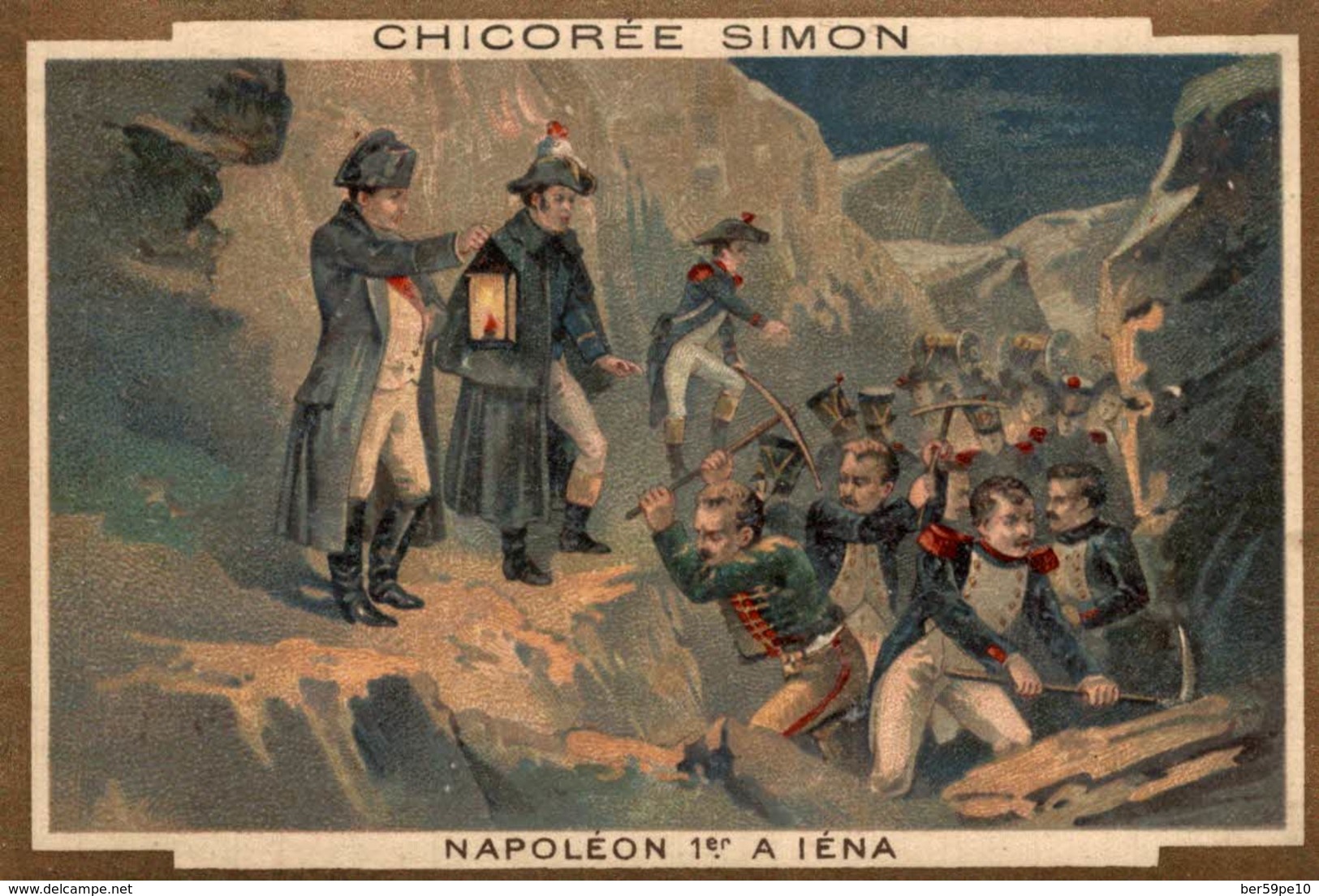 CHROMO CHICOREE SIMON EXTRA SUPERIEURE CAMBRAI  NAPOLEON 1 Er A IENA - Autres & Non Classés