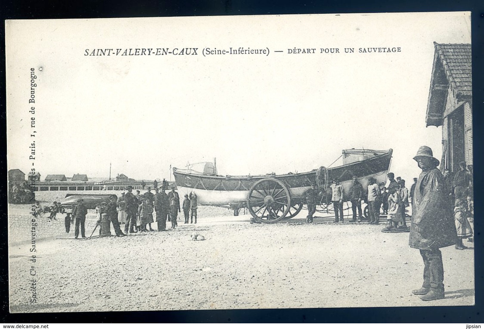 Cpa  Du 76 Saint Valery En Caux  Départ Pour Un Sauvetage      YN12 - Saint Valery En Caux