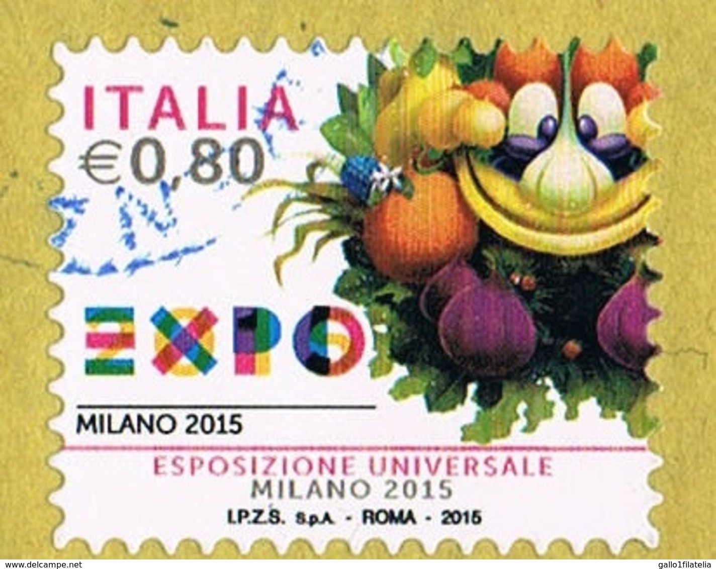 2015 - ITALIA / ITALY - ESPOSIZIONE UNIVERSALE MILANO 2015 / EXPO 2015. USATO - 2011-20: Usati