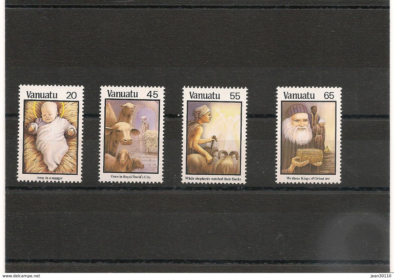 VANUATU Noël Année 1987  N° Y/T : 788/791** - Vanuatu (1980-...)