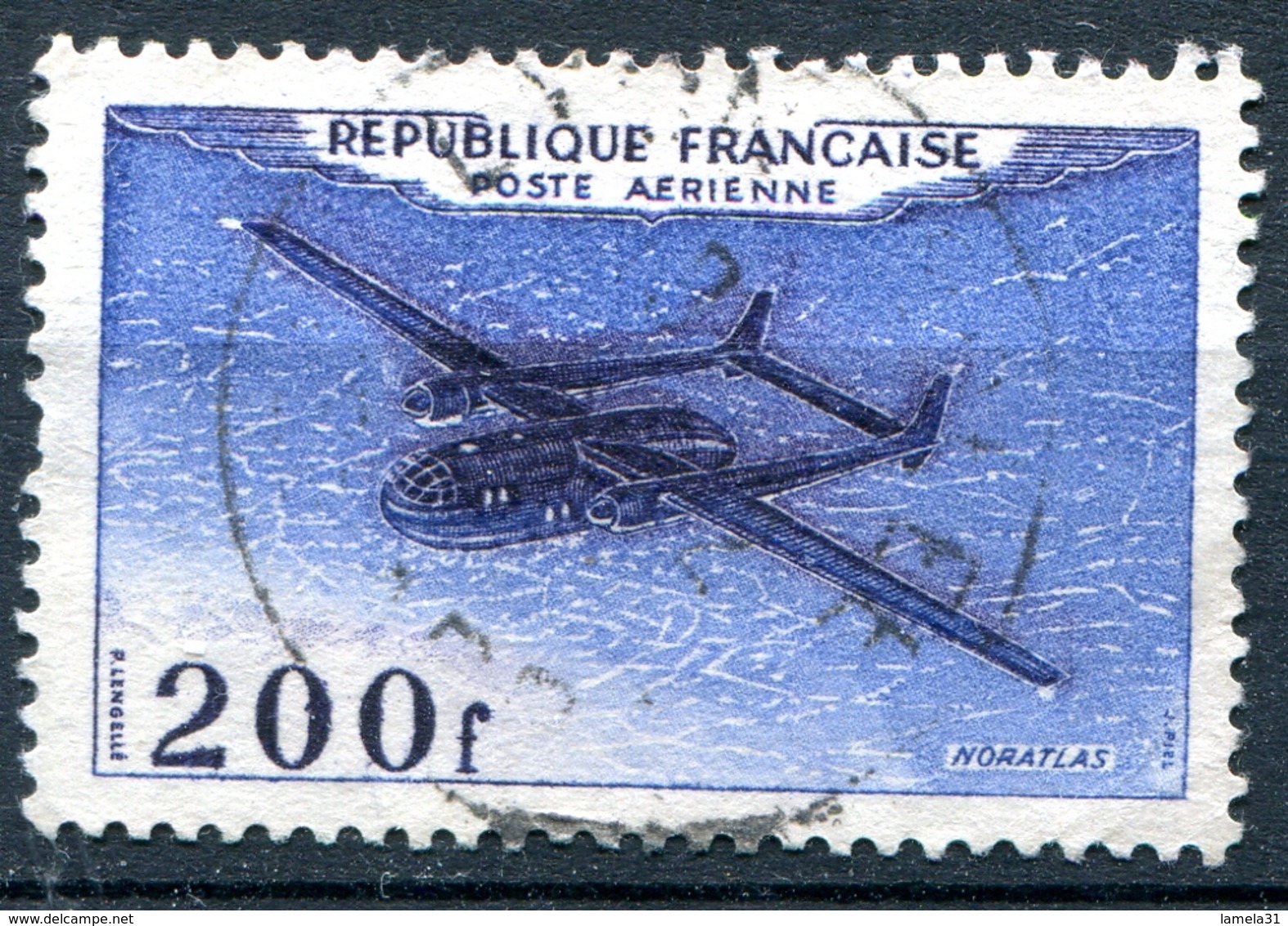 FRANCE POSTE AERIENNE   N° Y.T : PA 31. NORATLAS - 1927-1959 Usati