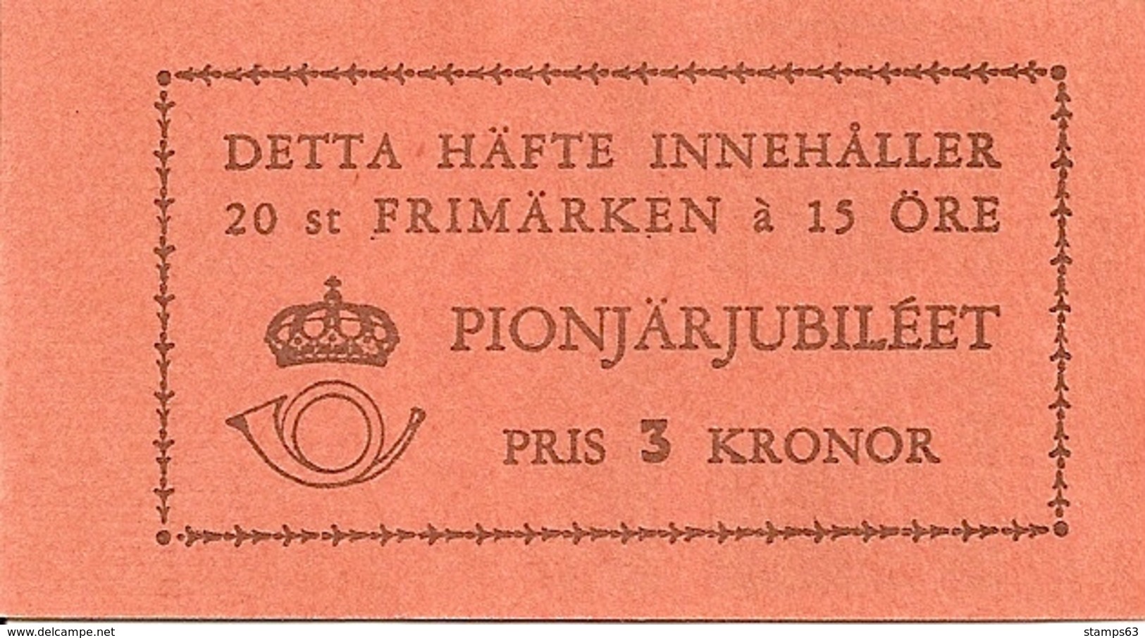 SWEDEN, 1948, Booklet 85 (Facit), Mi 340, Immigrants, USA - 1904-50