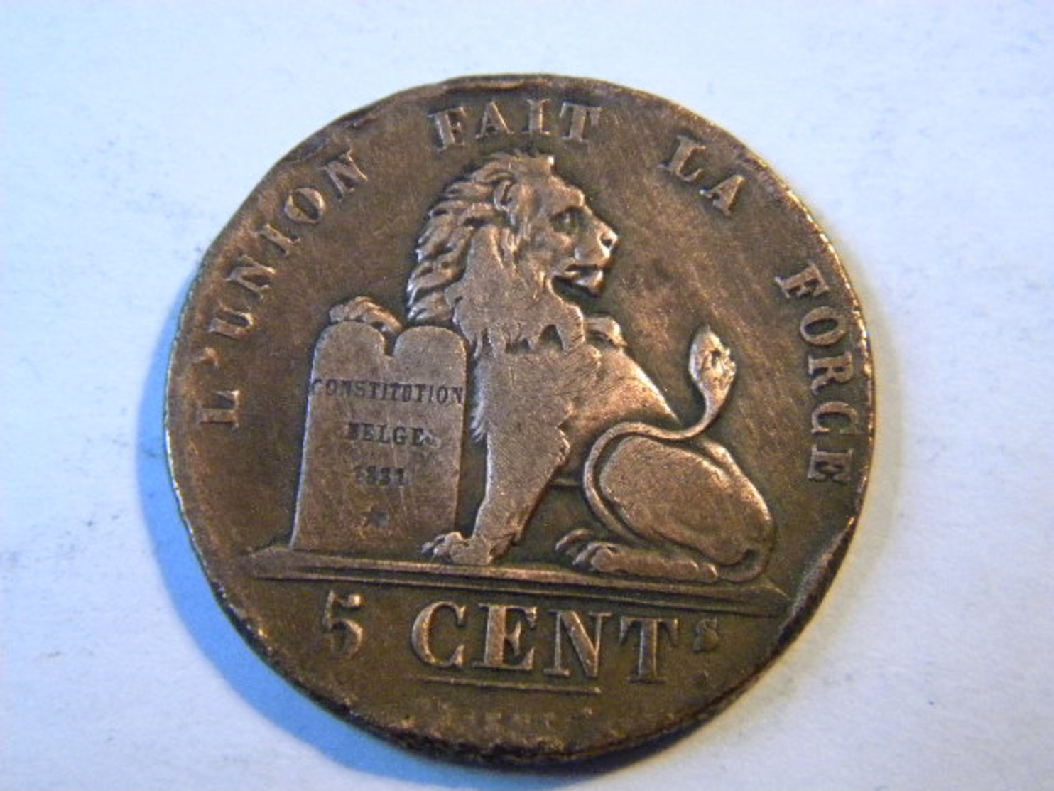 BELGIQUE - 5 CENTIMES 1842. - 5 Cents