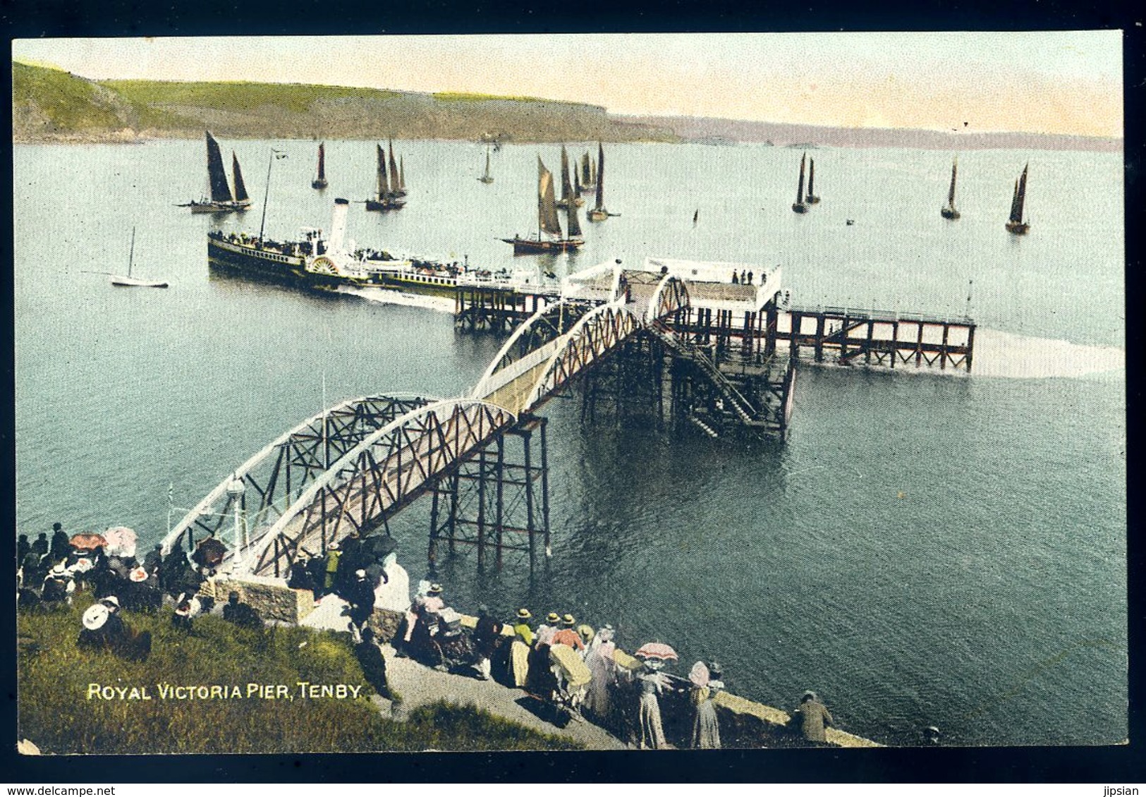 Cpa Pays De Galle Tenby Royal Victoria Pier    YN12 - Pembrokeshire