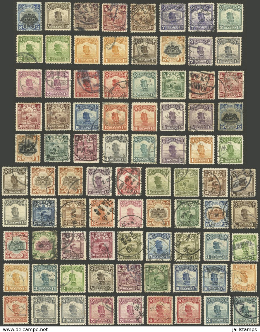 CHINA: Lot Of Stamps Issued In 1913, 1915 Or 1923, Most Of Fine To Very Fine Quality, Interesting! - Collections, Lots & Séries