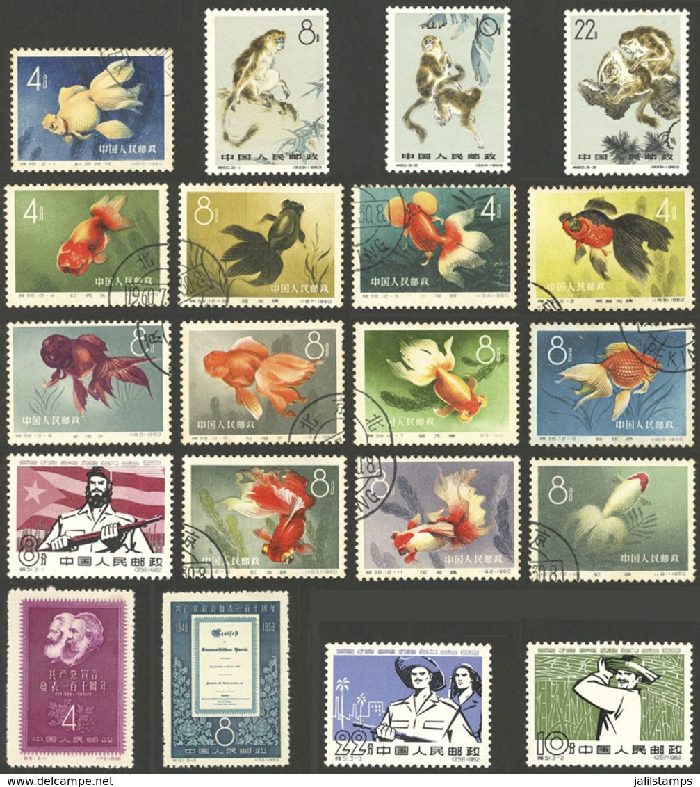 CHINA: Lot Of Interesting Stamps And Sets But WITH DEFECTS, Many Of Fine Appearance, Scott Catalog Value US$560+, Low St - Collections, Lots & Séries