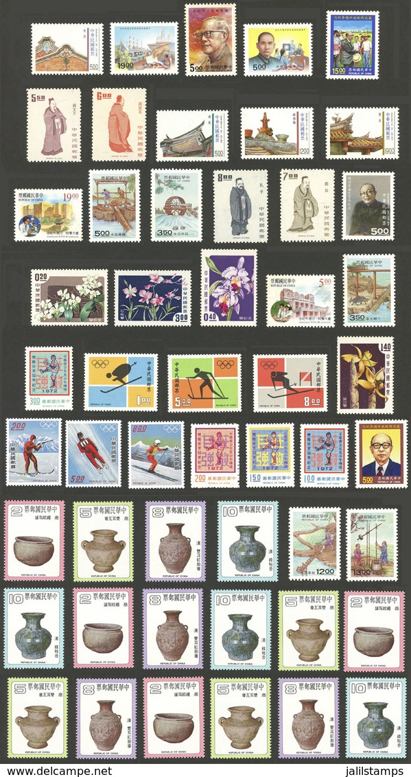 CHINA - TAIWAN: Lot Of Very Thematic Stamps And Sets, Almost All MNH And Of Excellent Quality! - Sonstige & Ohne Zuordnung