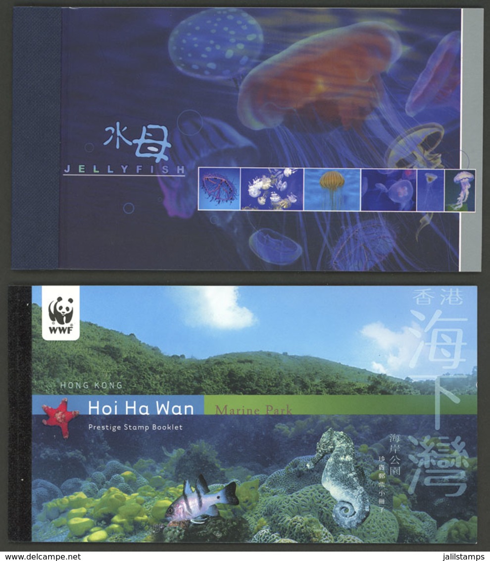 HONG KONG: 2 Modern Booklets, Topic Marine Life, Complete, MNH And Of Excellent Quality! - Sonstige & Ohne Zuordnung