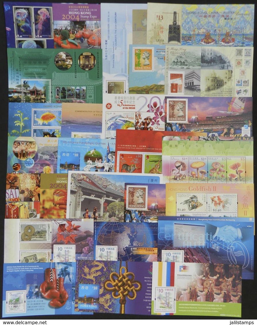 HONG KONG: 27 Modern Souvenir Sheets, All Very Thematic, MNH And Of Excellent Quality, Low Start! - Blocs-feuillets