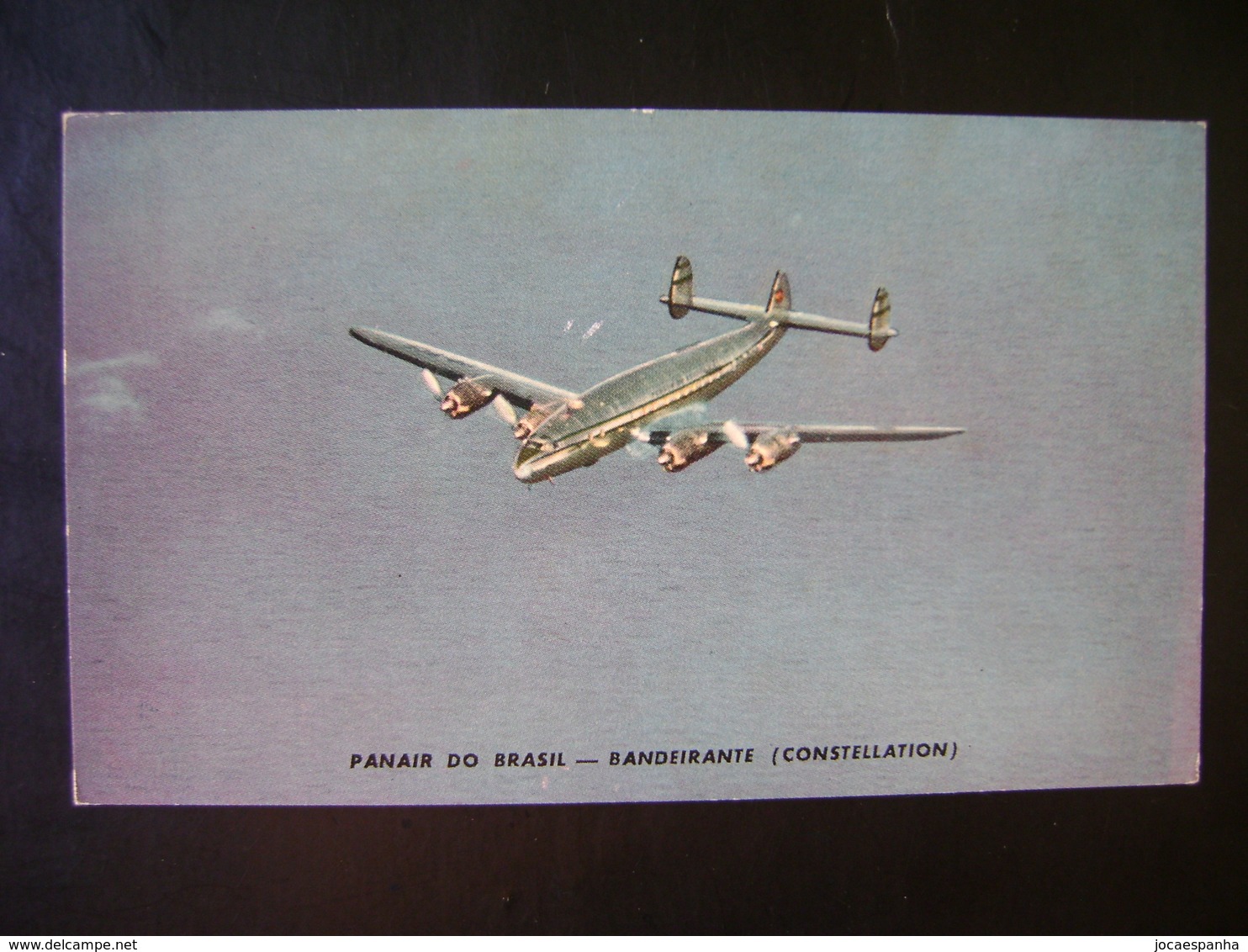 AIRPLANE POSTCARD "CONSTELLATION" FROM THE PANAIR COMPANY (BRAZIL) IN THE STATE - 1946-....: Ere Moderne