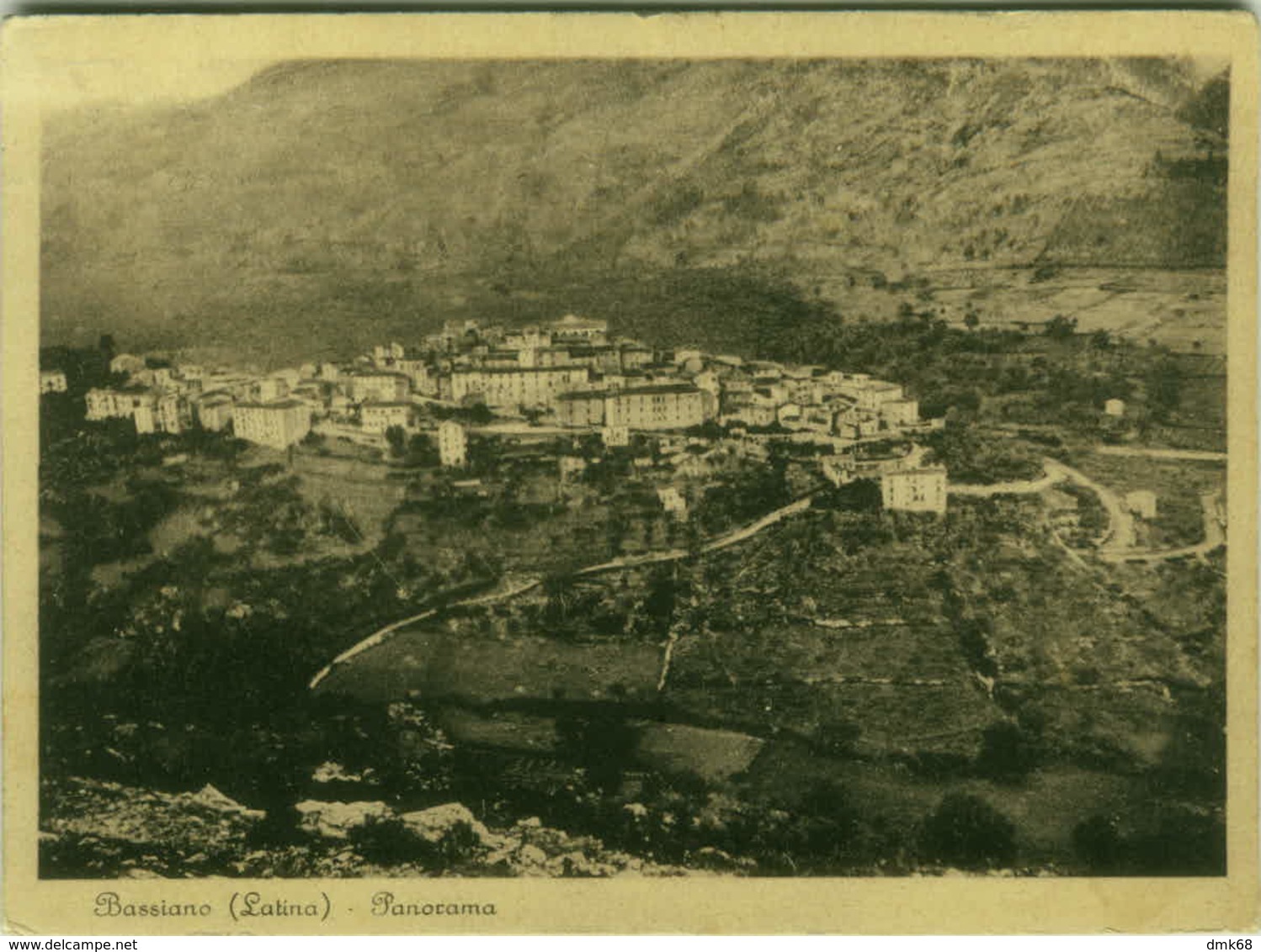 BASSIANO ( LATINA ) PANORAMA - EDIZ. AVVISATI - 1947 (2649) - Latina