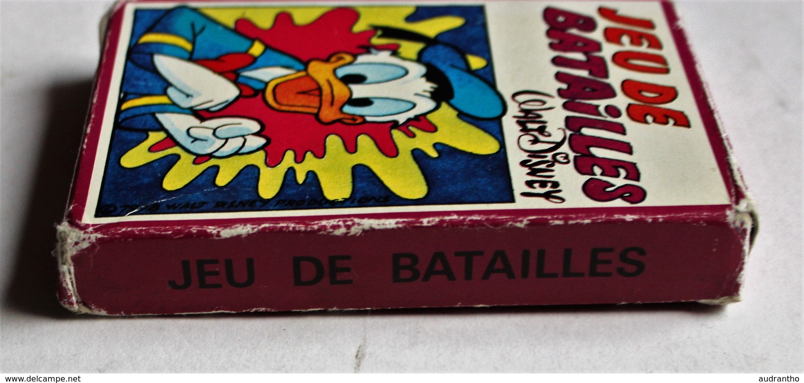 1978 beau jeu de cartes Batailles Walt Disney Donald GRIMAUD