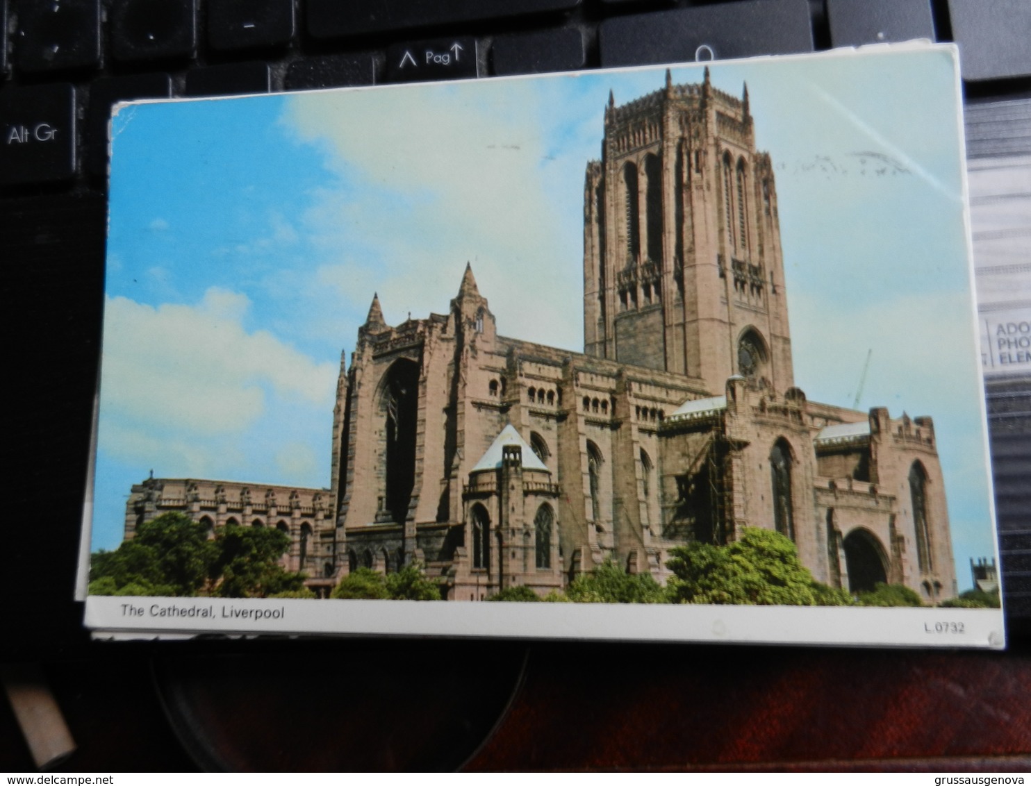 19807) LIVERPOOL CATHEDRAL VIAGGIATA 1974 - Liverpool