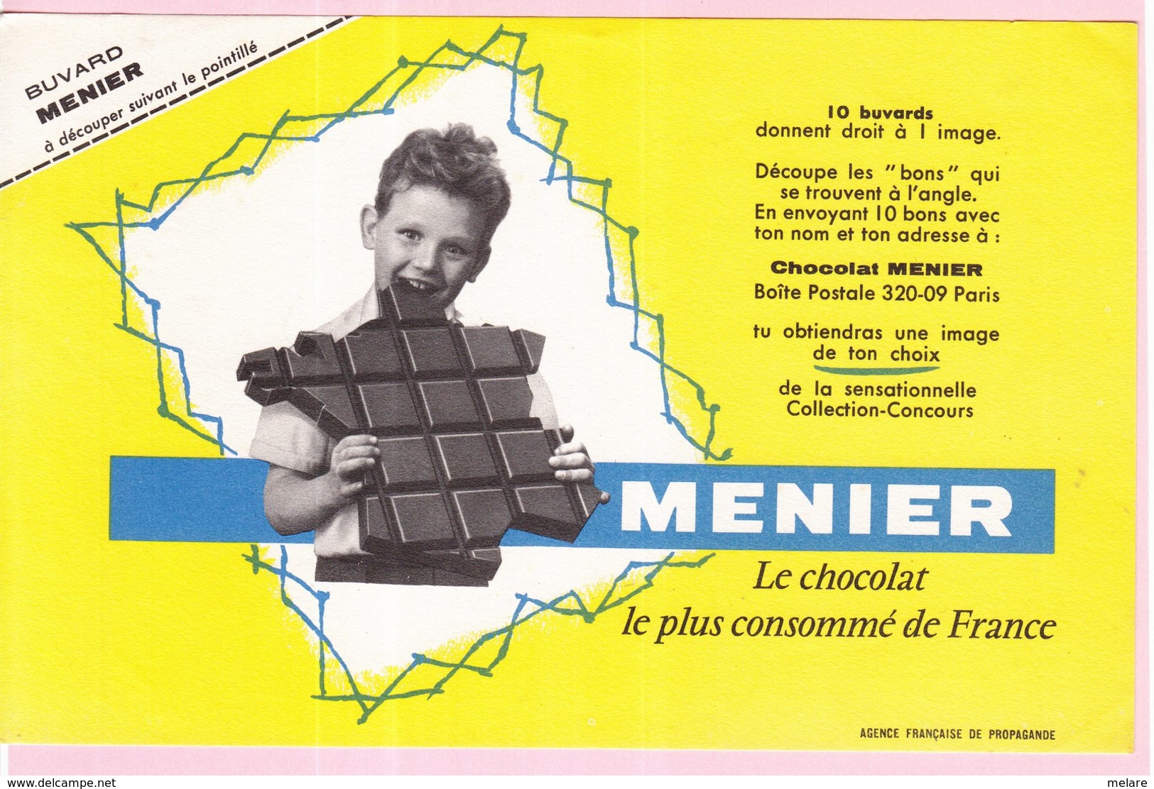 Buvard Chocolat Menier - Cocoa & Chocolat