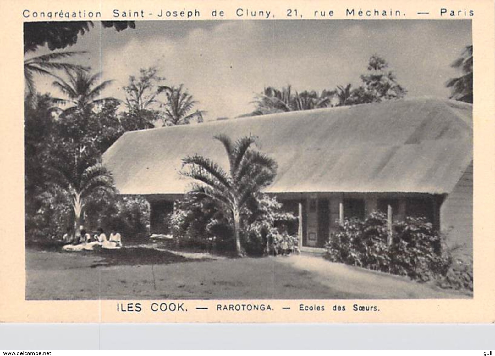 MISSIONS Nouvelle-Zélande ÎLES COOK RAROTONGA Ecoles Des Soeurs (Nouvelle-Zélande)- Congrégation Saint Joseph De Cluny - Missions