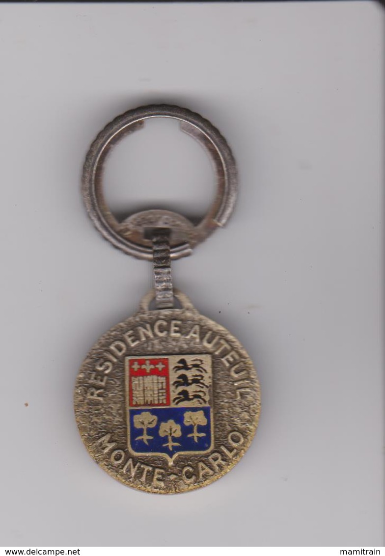 PORTE CLES  . RESIDENCE AUTEUIL MONTE CARLO . L PASQUIER CONSTRUCTEUR . SIGNE DRAGO - Key-rings