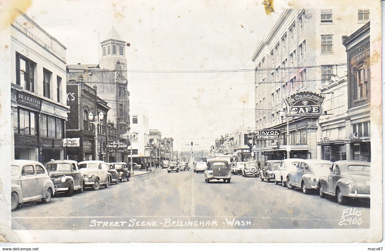 U.S.  REAL  PHOTO  BELLINGHAM, WASH.   CALIF.  1947  MAILED  TO  MONTANA - Other & Unclassified