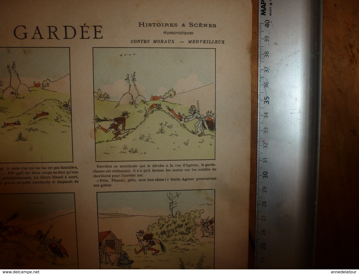 1891  Image Pellerin & Cie  "Aux Armes D'Epinal" ---> CHASSE GARDÉE     (Histoires & Scènes Humoristiques) - Colecciones