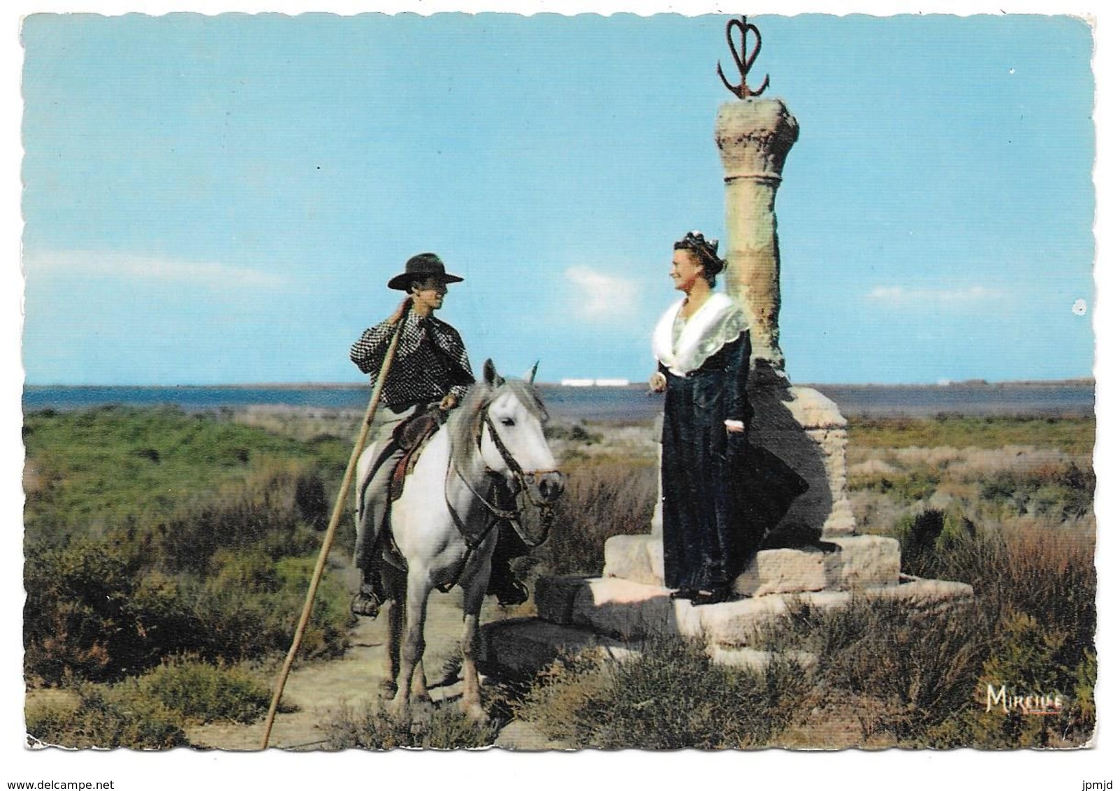 13 - EN CAMARGUE AVEC LES GARDIANS - Un Brin De Cour - Ed. G. GANDINI N° 13200/78 - 1964 - Autres & Non Classés