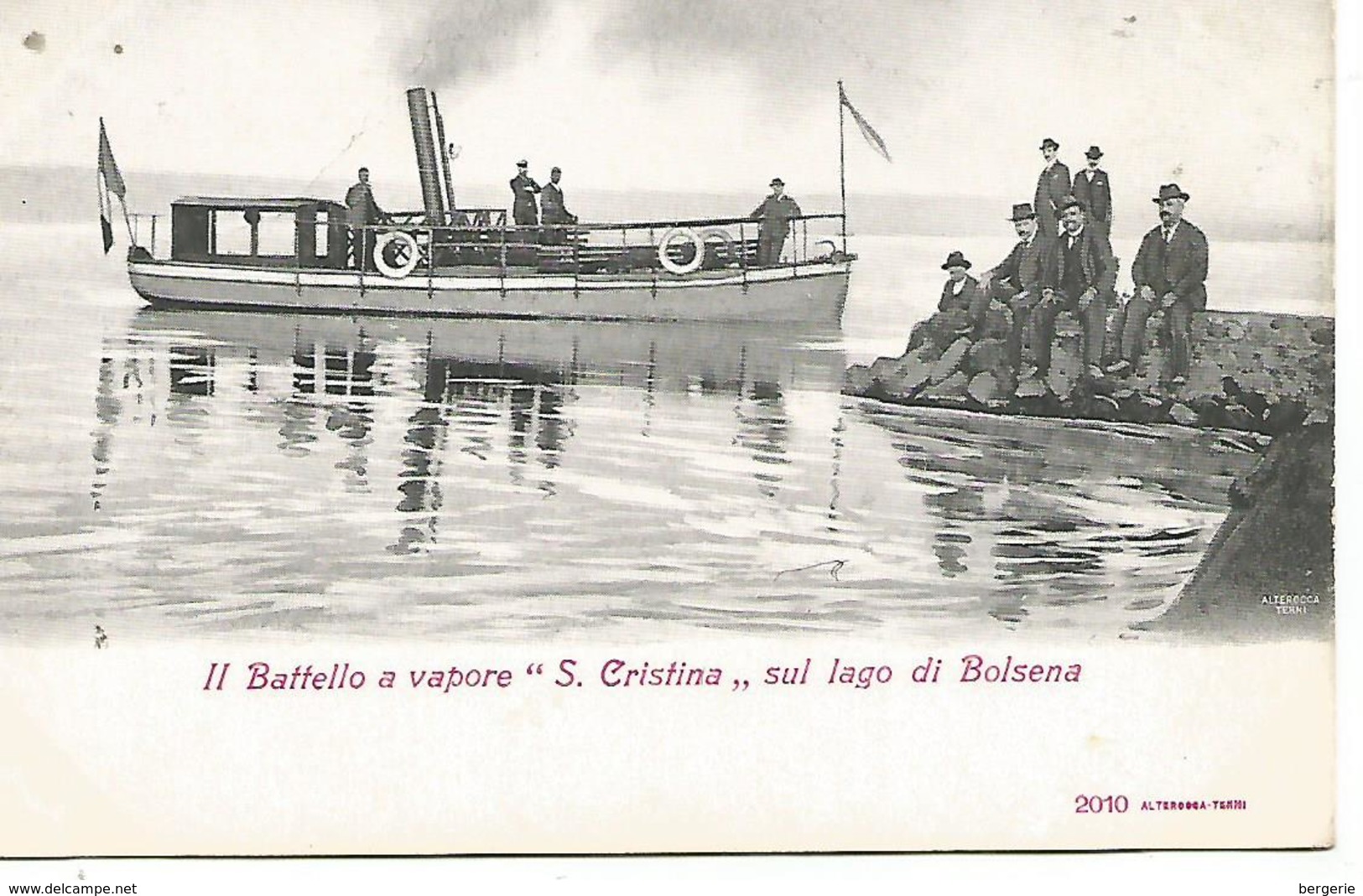 Italie     Bolsena       Batello A Vapore - Autres & Non Classés