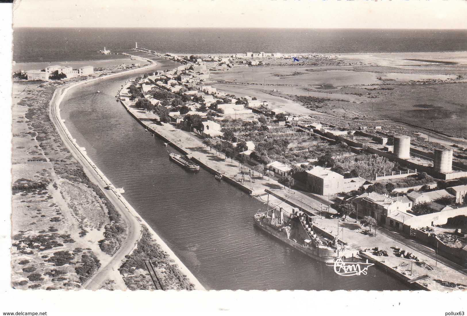 CPSM LA NOUVELLE (11) VUE AERIENNE - LE PREVENTORIUM Et AVENUE DE LA MER - Port La Nouvelle