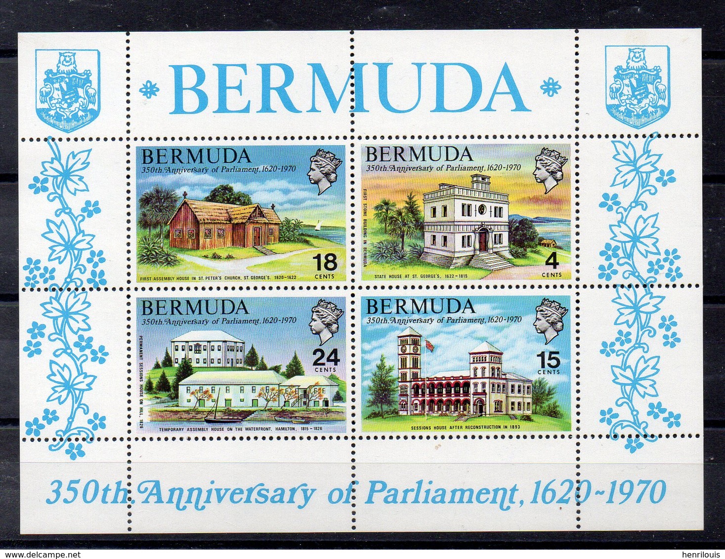 BERMUDES  Timbres Neufs ** De 1970  ( Ref 5804B  ) - Bermudes