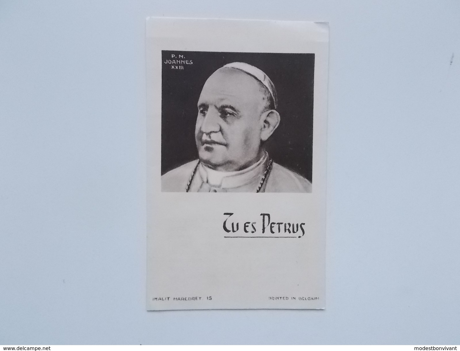 Bidprintje: Souvenir De L'élection Et Couronnement Du PAPE JEAN XXIII, Angelo RONCALLI 25/10 Et 4/11 -1958 - Other & Unclassified