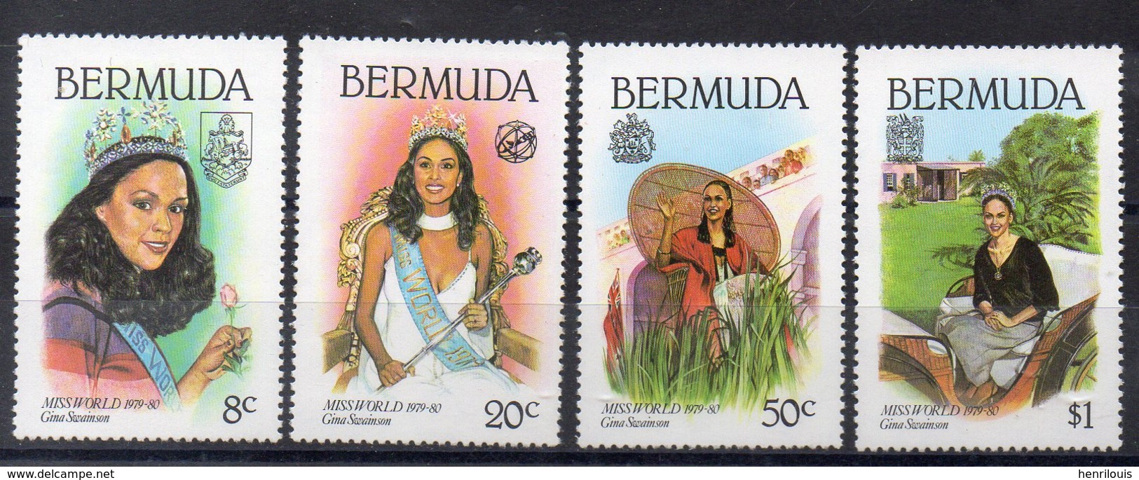 BERMUDES  Timbres Neufs ** De 1980   ( Ref 2488 C  ) Election De Miss Monde - Bermudas