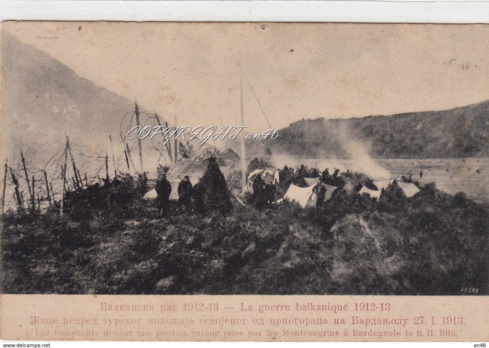 La Guerre Balkanique 1912-1913 _Cartolina Integra E Originale Al 100%an1 - History