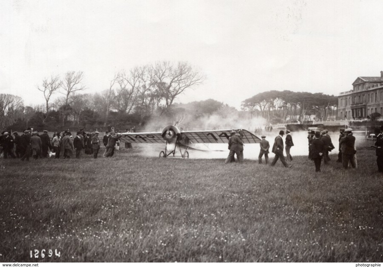 Marseille Aviation Brindejonc Des Moulinais Morane Saulnier Ancienne Photo 1914 - Aviation