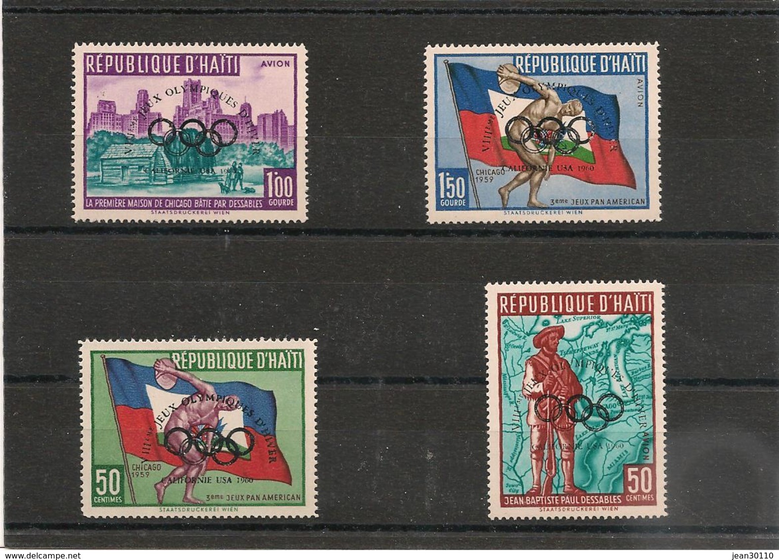 HAITI Année 1960  J.O D'hiver N°Y/T :  430** Et P.A. N° 184/186** - Haïti