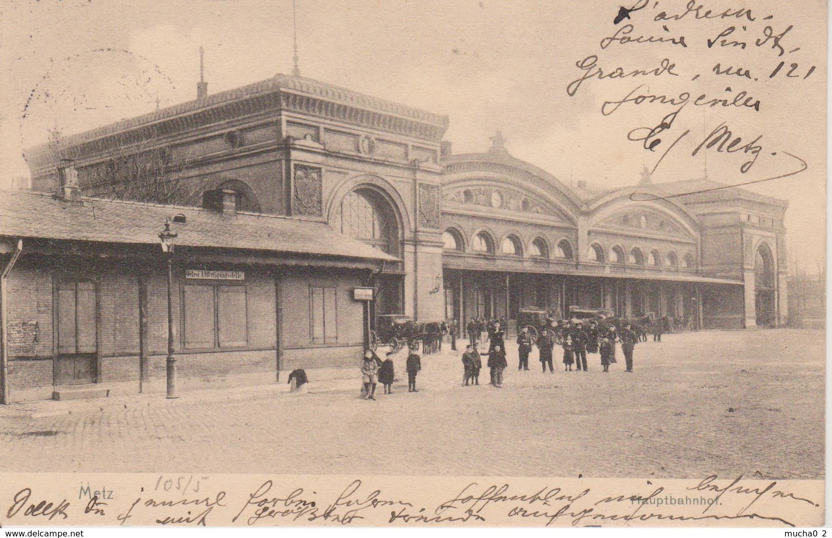 57 - METZ - LA GARE - NELS SERIE 104 N° 5 (notée 105) - Metz