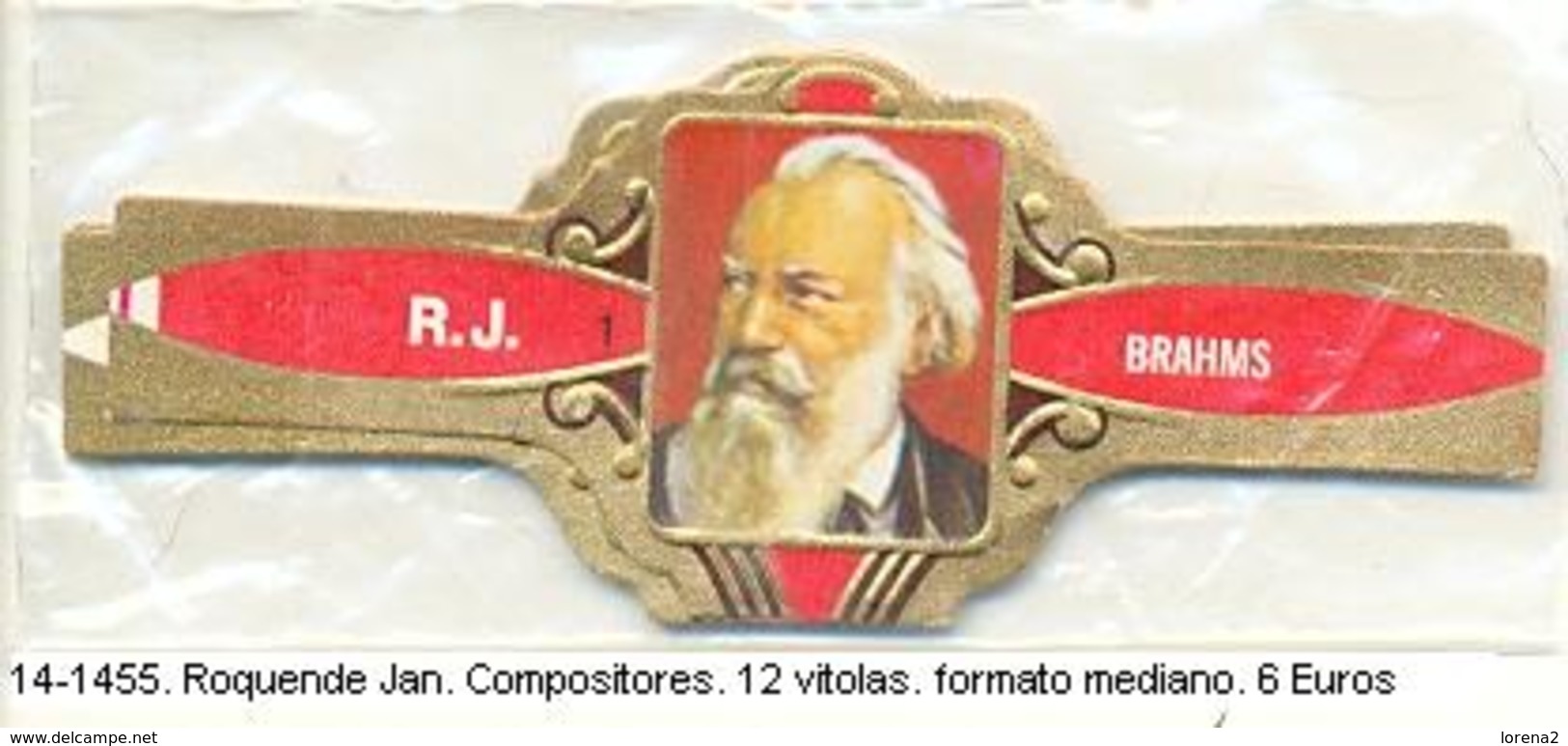 Vitolas Roquende Jan. Compositores. FM. Ref. 14-1455 - Vitolas (Anillas De Puros)