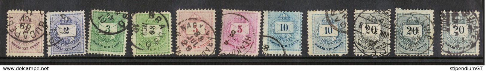 HUNGARY  1881 SZÍNESSZÁMÚ KRAJCÁROS Wmk I. Perforation  11 1/2  Used - Used Stamps