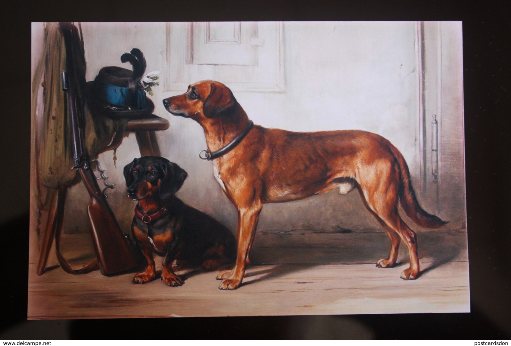 Dachshund - Teckel - Dackel - Bassotto - Painter Carl Reichert - Dog Collection - Modern Russian Edition - Dogs