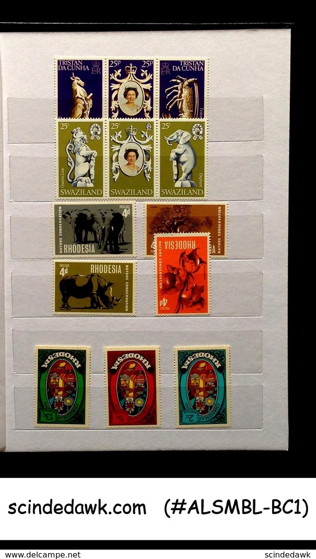 NICE COLLECTION OF BRITISH COLONIES STAMPS IN SMALL STOCK BOOK - 115 STAMPS - Sammlungen (im Alben)