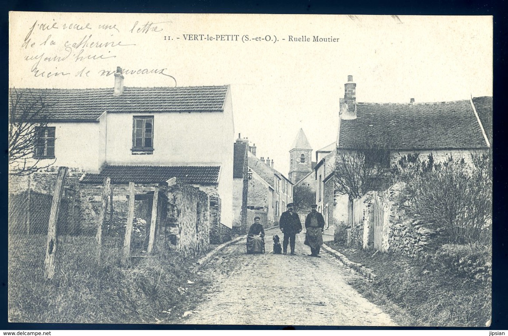 Cpa Du 91  Vert Le Petit  Ruelle Moutier  YN11 - Vert-le-Petit