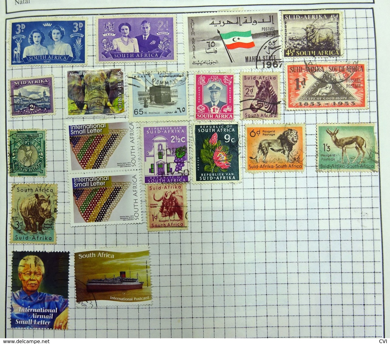 The Globe Master World Stamp Album.