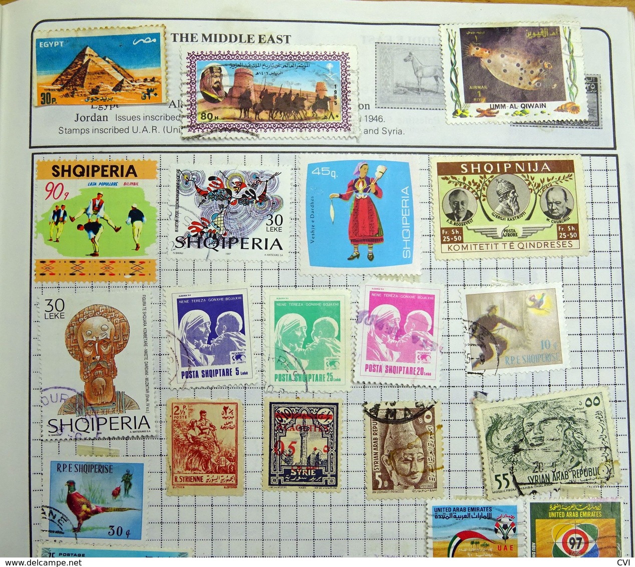 The Globe Master World Stamp Album.