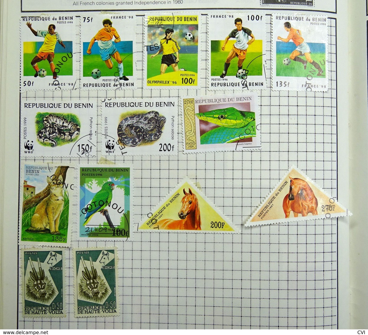 The Globe Master World Stamp Album.