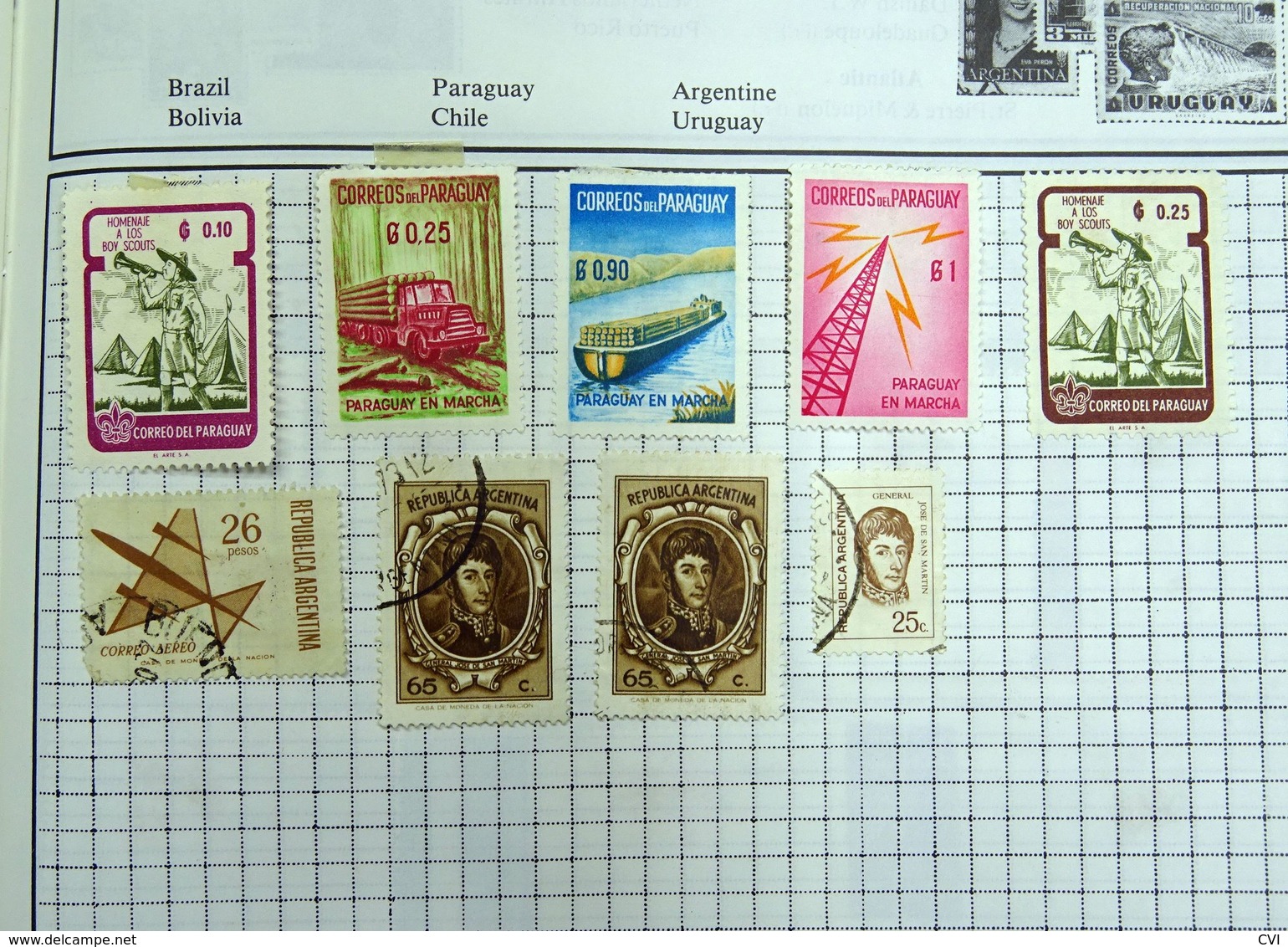 The Globe Master World Stamp Album.