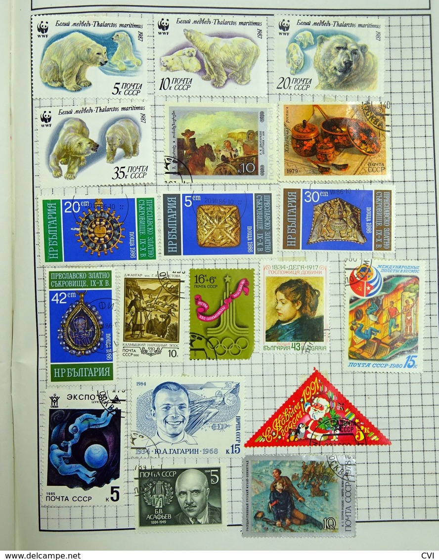 The Globe Master World Stamp Album.