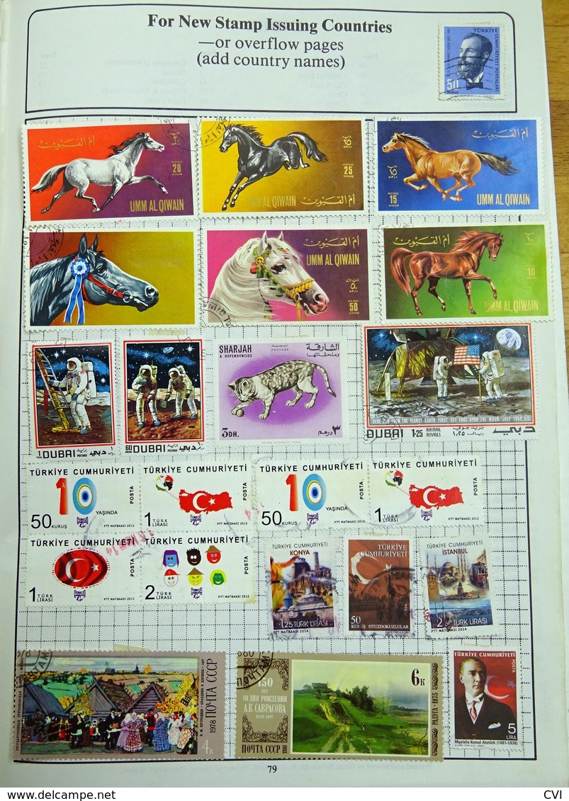 The Globe Master World Stamp Album.