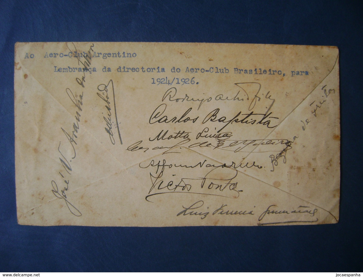 LATECOERE (BRAZIL) - ENVELOPE 1st AIR MAIL RIO-MONTEVIDEO-BUENOS AYRES IN 1925 IN THE STATE - Airplanes