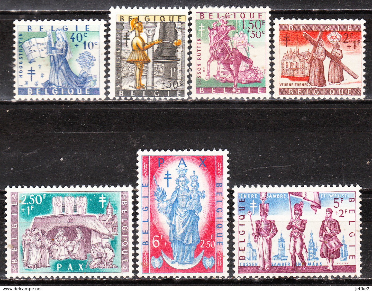 1082/88**  Légendes Et Folklore Belges - Série Complète - MNH** - Vendu à 10% Du COB!!!! - Unused Stamps